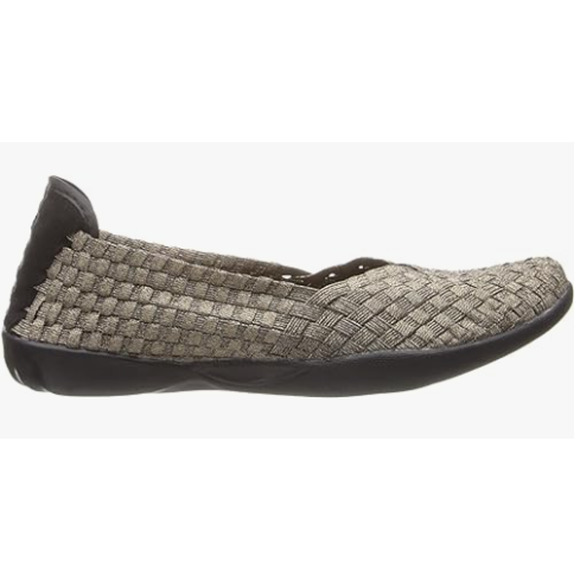 Bernie Mev Girl's Catwalk K Ballet Flat, Light Gold, Size 12 US - Picture 6 of 7